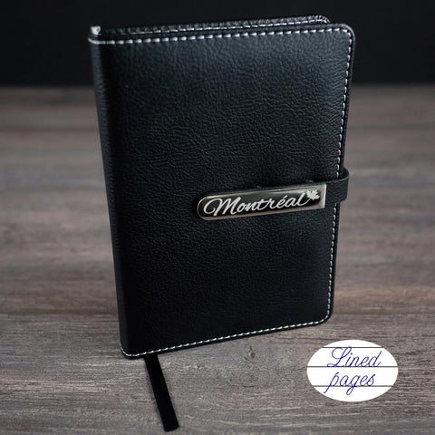"Montreal" Notebook w/Buckle