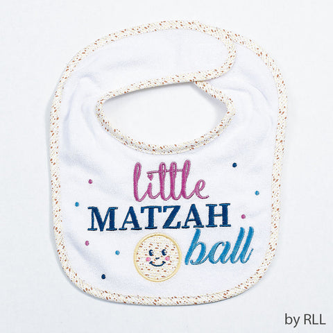 Baby Bib-"Little Matzah Ball"