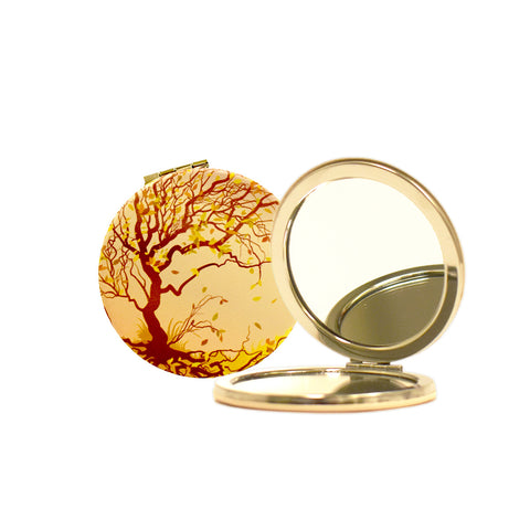 Round Compact Mirror-Tree