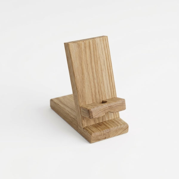 Support de téléphone en bois