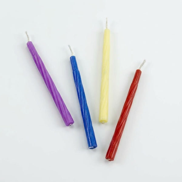 Chanukah Candles-Multicoloured