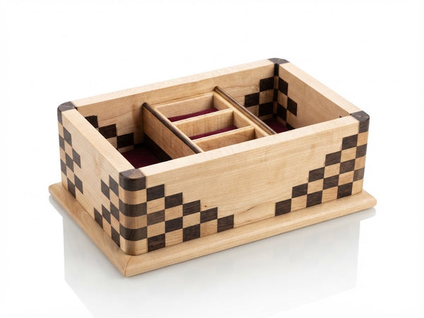Checkered Jewelry Box