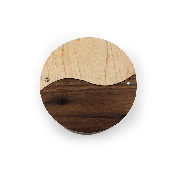 Two Tone Wood Intertwining Salt/Pepper Bowls