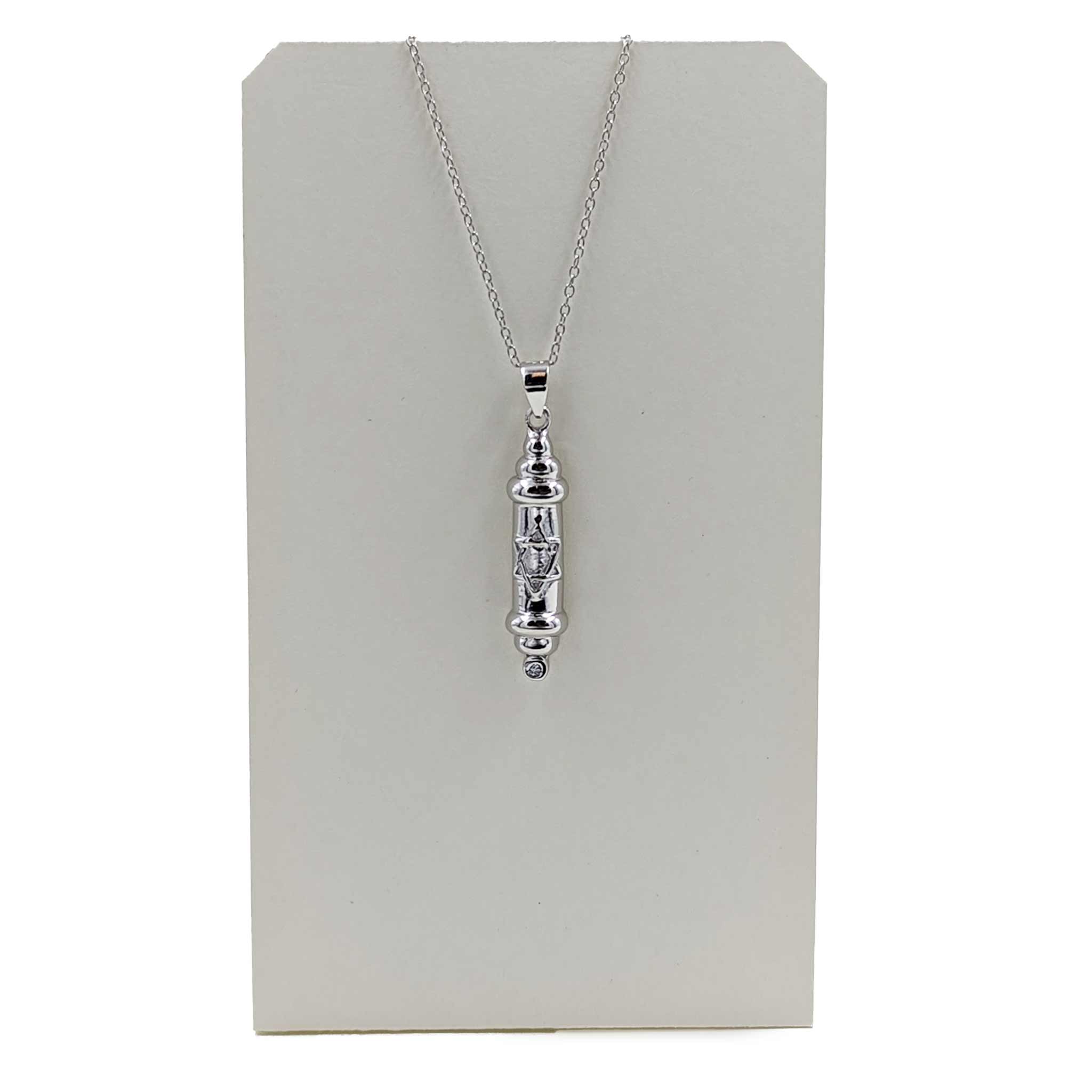 Necklace-Mezuzah Pendant-Sterling Silver