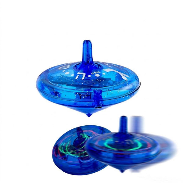 Light Up Dreidel, Light Patterns, Blue & Silver Accents