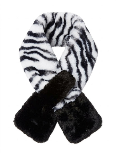 Scarf-Faux Fur Animal Print