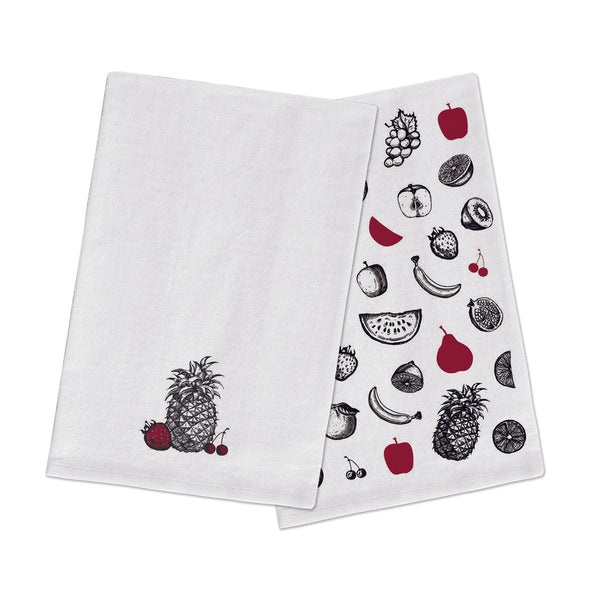 Woven Flour Sac Kitchen Towels-S/2