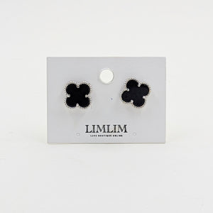 Earrings-Clover Studs-Sterling Silver