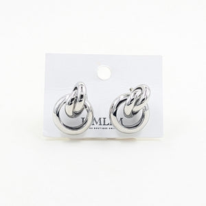 Earrings-Knotted Studs