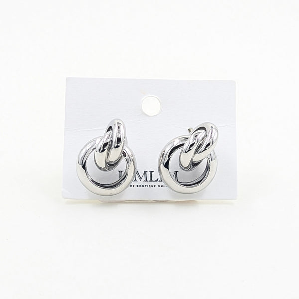 Earrings-Knotted Studs