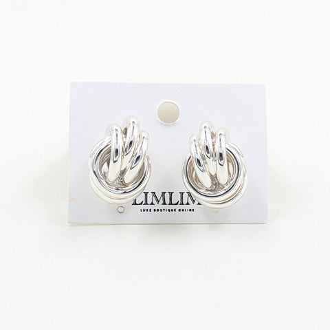 Earrings-Triple Knotted Studs