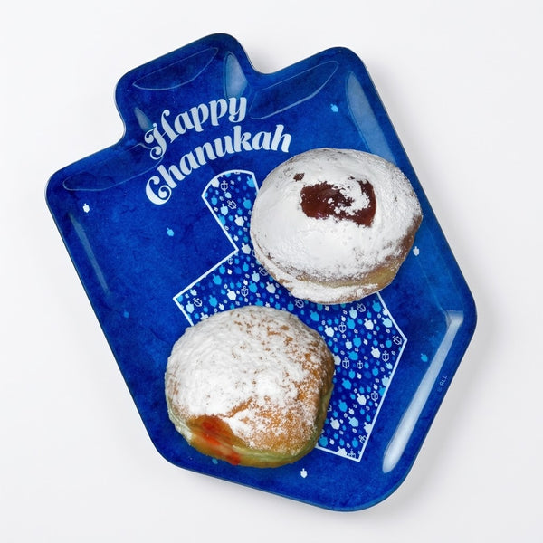 "Chanukah Mosaic" Melamine Dreidel Serving Tray