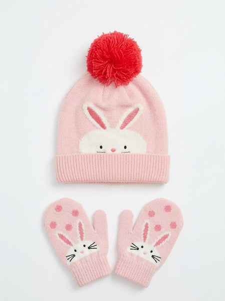Kids Hat, Scarf and Mittens Set