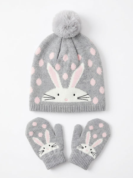 Kids Hat, Scarf and Mittens Set