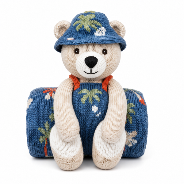 Knit Kids Hug Toy and Throw