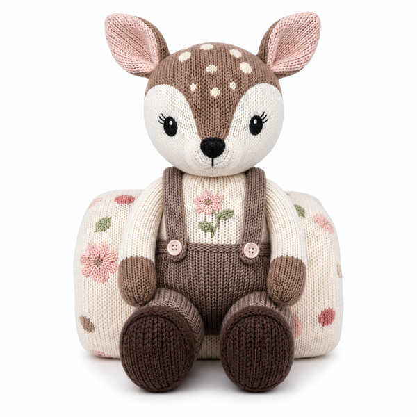 Knit Kids Hug Toy and Throw