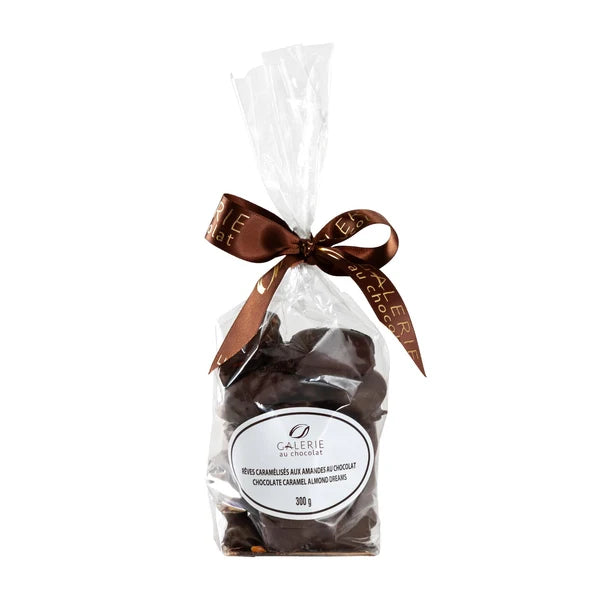 Rêves de chocolat noir, caramel et amandes - Produits laitiers