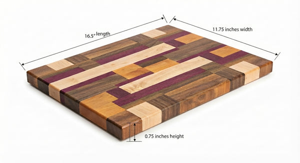 Rectangular Multi Pieced Serving Board