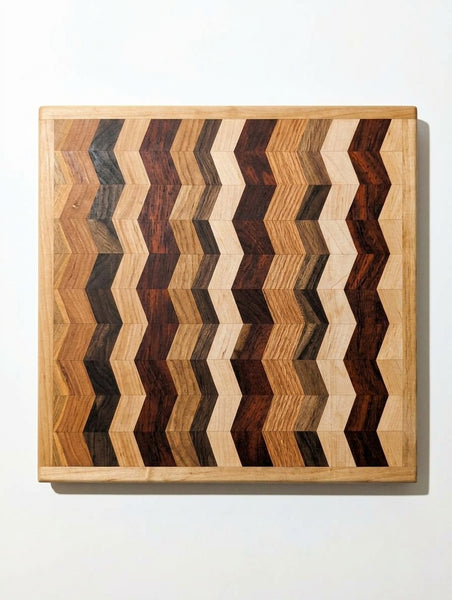 Zig Zag Serving Board (Walnut, Cherry, Maple)