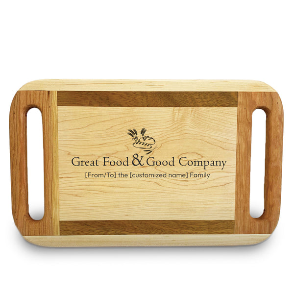 Planche à découper promotionnelle personnalisée gravée au laser