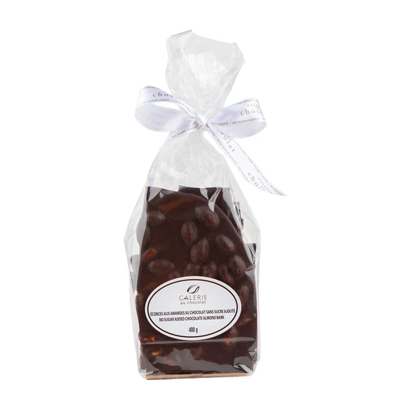 Écorce d’amande laitière foncée - Sans sucre ajouté - 400 g