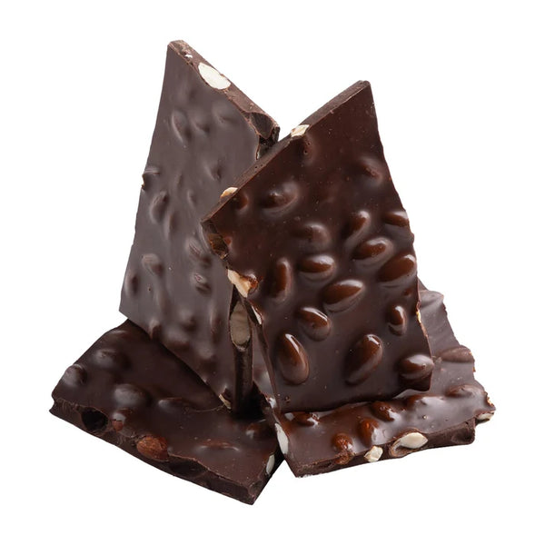 Écorce d’amande laitière foncée - Sans sucre ajouté - 400 g