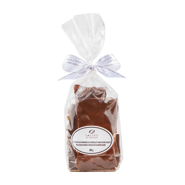 Chocolat au lait aux amandes - Sans sucre ajouté - 400 g