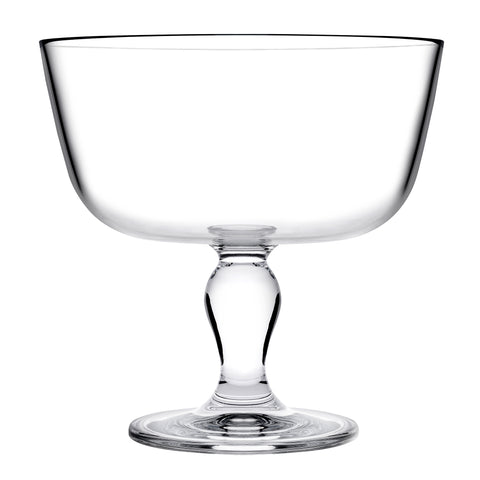 Footed Glass Trifle Bowl