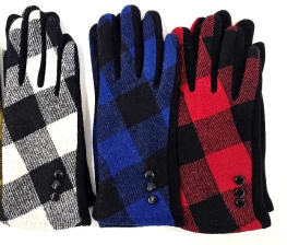 Gloves-Plaid