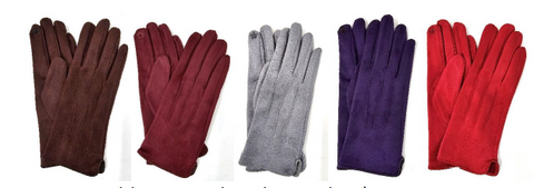 Gloves-Faux Suede