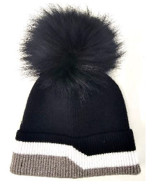 Winter Hat w/Removable Pom Pom