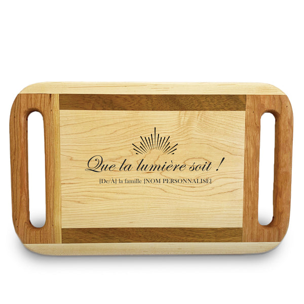 Planche à découper promotionnelle personnalisée gravée au laser