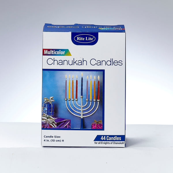 Chanukah Candles-Multicoloured