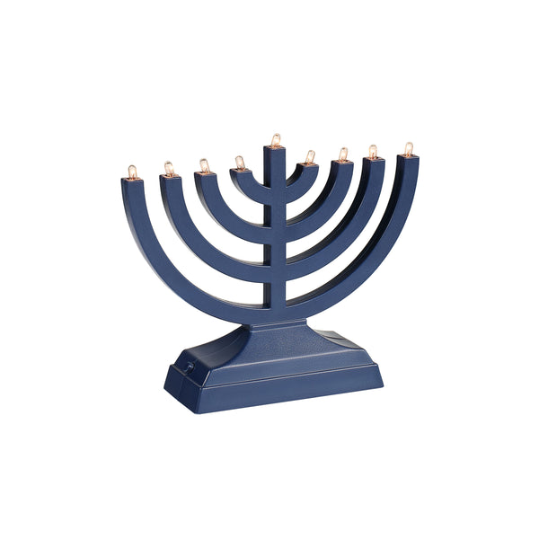 Go Menorah - Light It Anywhere - Navy- Incandescent Bulbs
