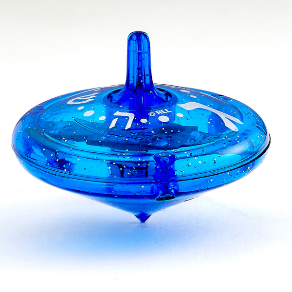 Light Up Dreidel, Light Patterns, Blue & Silver Accents