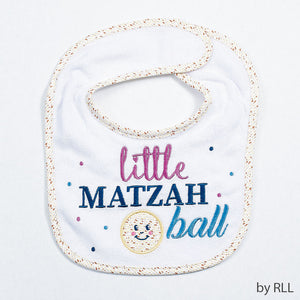 Baby Bib-"Little Matzah Ball"