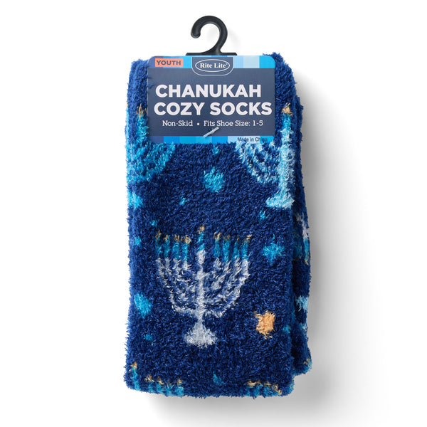 Menorah Youth Cozy Slipper Socks