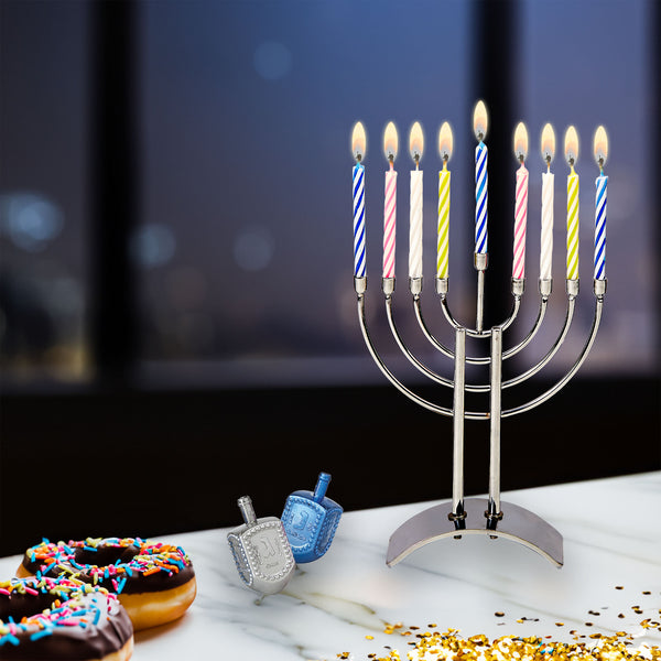 Mini Menorah Set - Menorah and 24 Birthday Candles