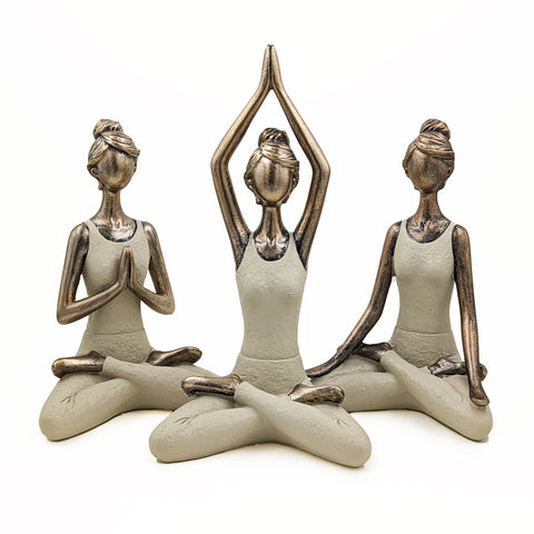 Yoga Girl Figurine-Arms Down