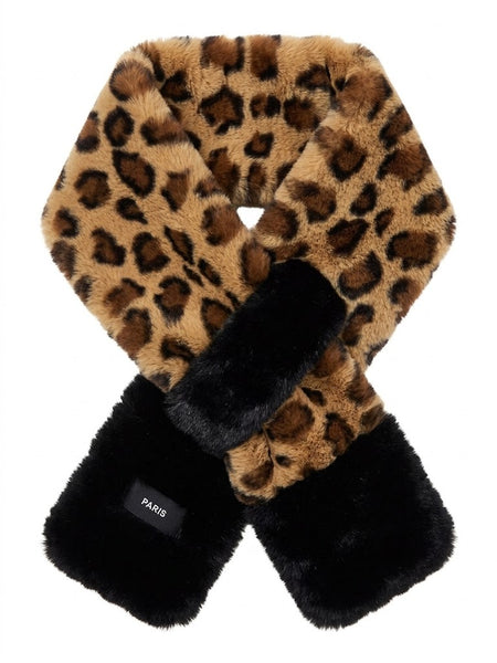 Scarf-Faux Fur Animal Print