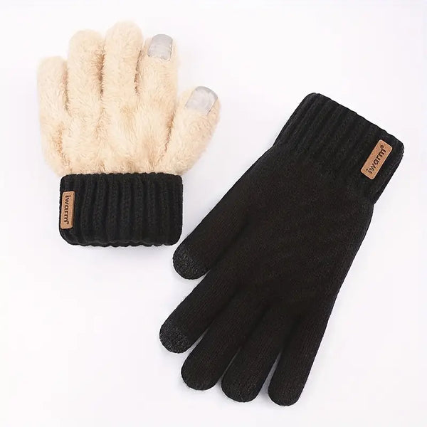 Warm Lined Touch Screen Gloves