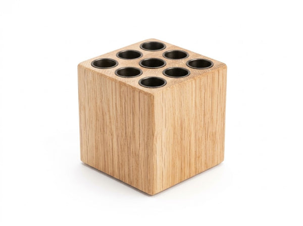 Porte-stylos en bois - Peut contenir 9 stylos