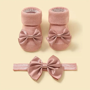 Baby Girl Socks & Headband