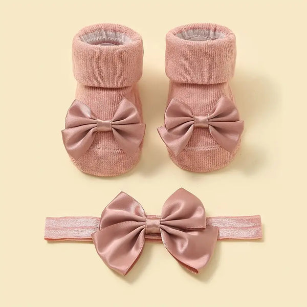 Baby Girl Socks & Headband