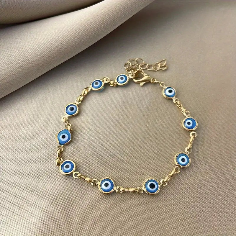 Blue Evil Eye Bracelet