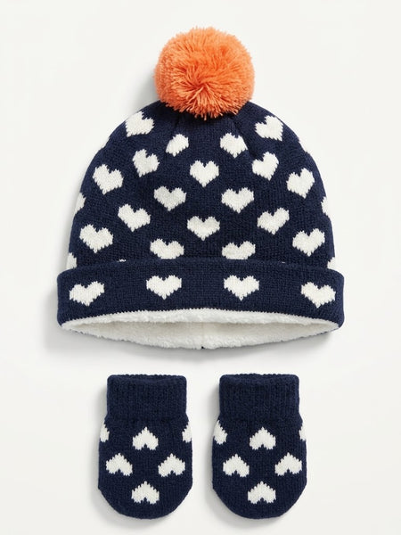 Kids Hat, Scarf and Mittens Set