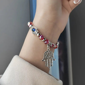 Bracelet - Hamsa Red