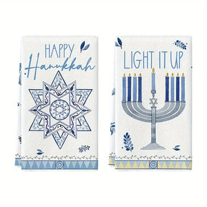 Happy Hannukah Towels