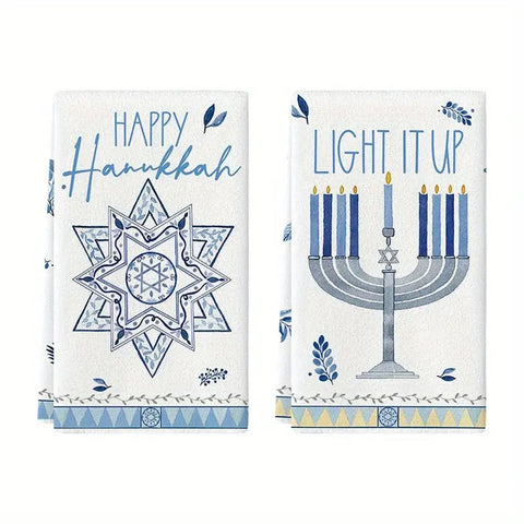 Happy Hannukah Towels