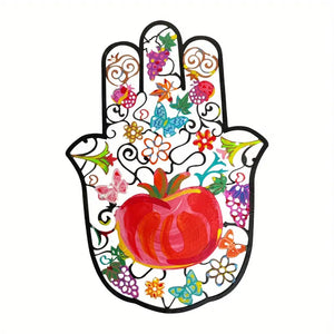 Pomegranate Hamsa Wall Art